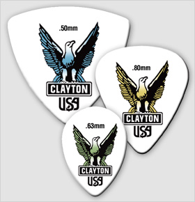 Guitar Picks by Clayton USA